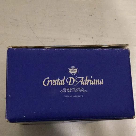 NEW MILANO CRYSTAL  D ADRIANA 2 HEART BOX W/ LID EUROPEAN CRYSTAL 24% LEAD - Picture 6 of 6